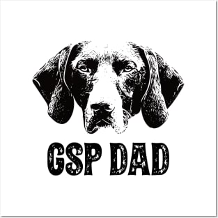 GSP Dad German Shorthaired Pointer Posters and Art